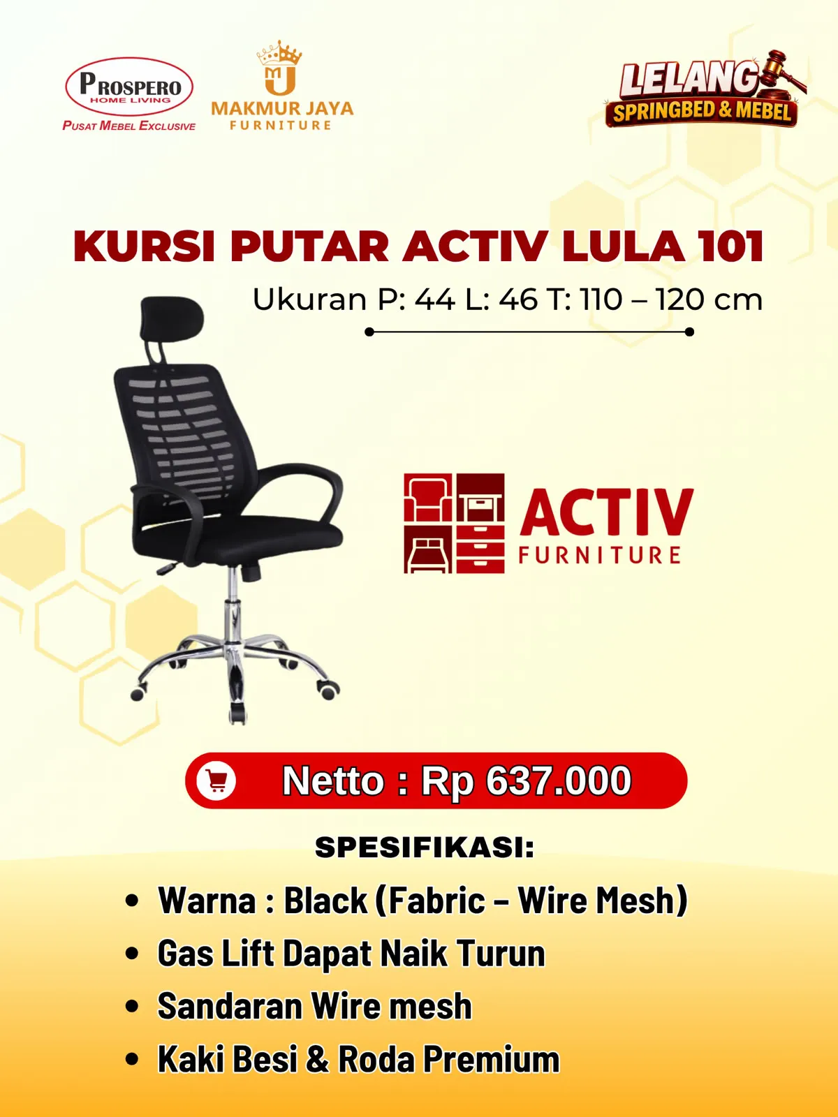 Kursi Putar Activ Lula 101