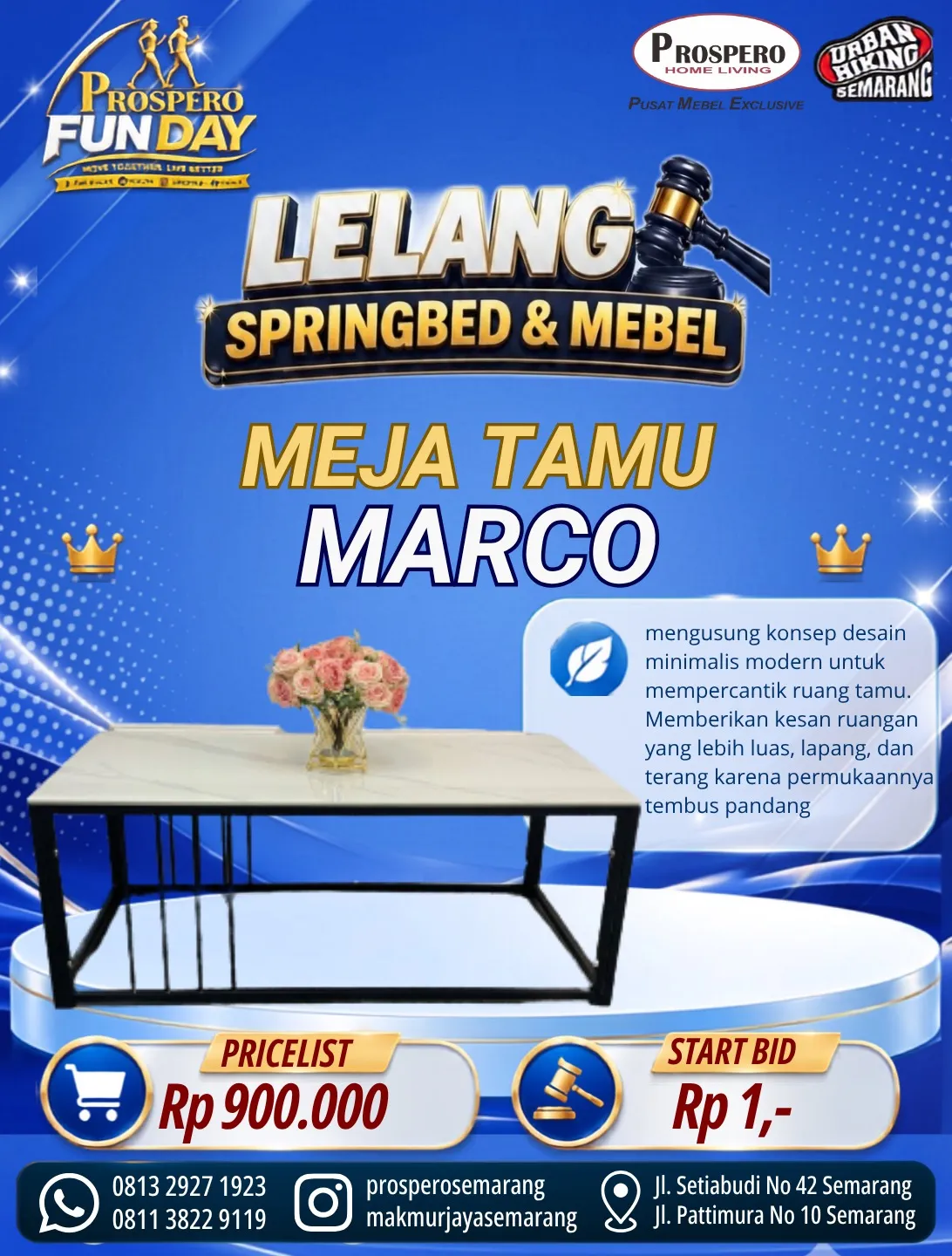 MEJA TAMU MARCO