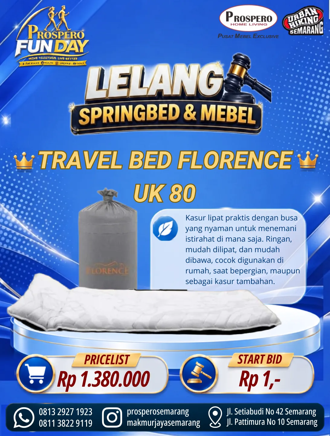 TRAVEL BED FLORENCE